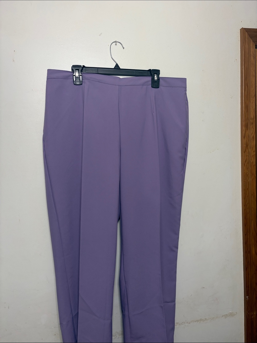 Alfred Dunner Lavender Straight-Leg Trousers